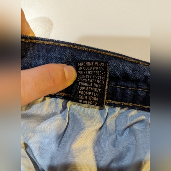 Elite Jeans 15/16 Bootcut Lightly Distressed Dark Wash - Picture 4 of 8